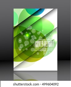 Template design for cover. Banner in A4 size. Abstract background. Vector, illustration.