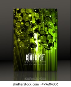 Template design for cover. Banner in A4 size. Abstract background. Vector, illustration.