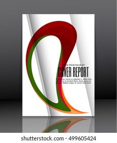 Template design for cover. Banner in A4 size. Abstract background. Vector, illustration.