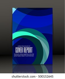 Template design for cover. Banner in A4 size. Abstract background. Vector, illustration.