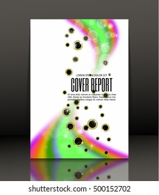 Template design for cover. Banner in A4 size. Abstract background. Vector, illustration.