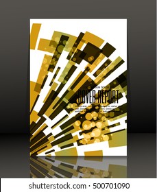 Template design for cover. Banner in A4 size. Abstract background. Vector, illustration.