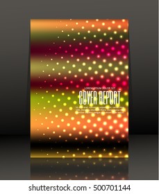 Template design for cover. Banner in A4 size. Abstract background. Vector, illustration.