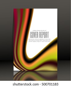 Template design for cover. Banner in A4 size. Abstract background. Vector, illustration.