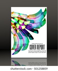 Template design for cover. Banner in A4 size. Abstract background. Vector, illustration.