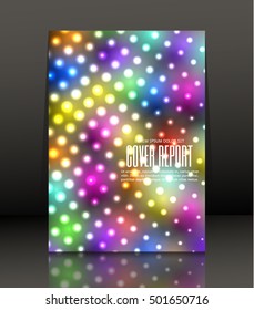 Template design for cover. Banner in A4 size. Abstract background. Vector, illustration.