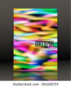 Template design for cover. Banner in A4 size. Abstract background. Vector, illustration.