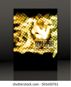 Template design for cover. Banner in A4 size. Abstract background. Vector, illustration.