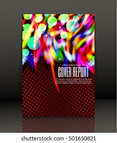 Template design for cover. Banner in A4 size. Abstract background. Vector, illustration.