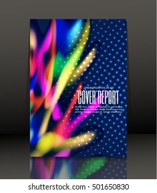 Template design for cover. Banner in A4 size. Abstract background. Vector, illustration.