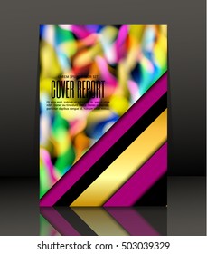 Template design for cover. Banner in A4 size. Abstract background. Vector, illustration.