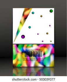 Template design for cover. Banner in A4 size. Abstract background. Vector, illustration.