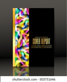 Template design for cover. Banner in A4 size. Abstract background. Vector, illustration.