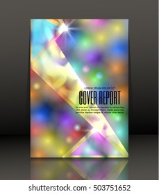 Template design for cover. Banner in A4 size. Abstract background. Vector, illustration.