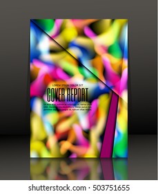Template design for cover. Banner in A4 size. Abstract background. Vector, illustration.