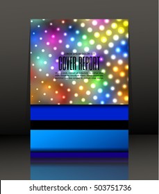 Template design for cover. Banner in A4 size. Abstract background. Vector, illustration.
