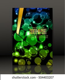 Template design for cover. Banner in A4 size. Abstract background. Vector, illustration.