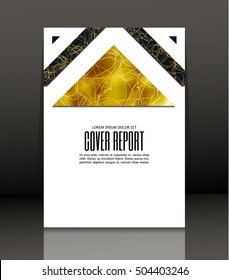 Template design for cover. Banner in A4 size. Abstract background. Vector, illustration.