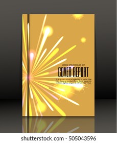 Template design for cover. Banner in A4 size. Abstract background. Vector, illustration.