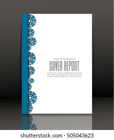 Template design for cover. Banner in A4 size. Abstract background. Vector, illustration.
