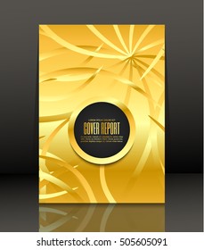 Template design for cover. Banner in A4 size. Abstract background. Vector, illustration.