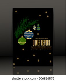 Template design for cover. Banner in A4 size. Abstract background. Vector, illustration.