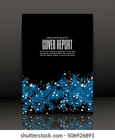 Template design for cover. Banner in A4 size. Abstract background. Vector, illustration.