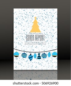 Template design for cover. Banner in A4 size. Abstract background. Vector, illustration.