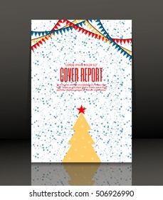 Template design for cover. Banner in A4 size. Abstract background. Vector, illustration.