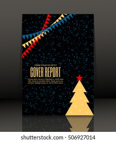 Template design for cover. Banner in A4 size. Abstract background. Vector, illustration.