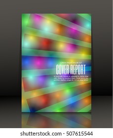 Template design for cover. Banner in A4 size. Abstract background. Vector, illustration.