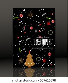 Template design for cover. Banner in A4 size. Abstract background. Vector, illustration.