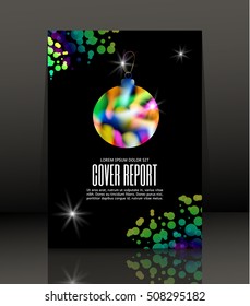 Template design for cover. Banner in A4 size. Abstract background. Vector, illustration.