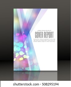 Template design for cover. Banner in A4 size. Abstract background. Vector, illustration.