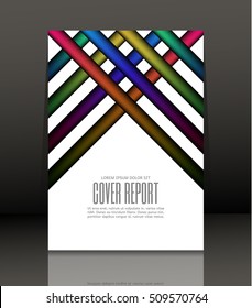Template design for cover. Banner in A4 size. Abstract background. Vector, illustration.