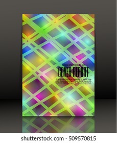 Template design for cover. Banner in A4 size. Abstract background. Vector, illustration.