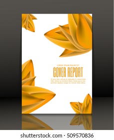 Template design for cover. Banner in A4 size. Abstract background. Vector, illustration.
