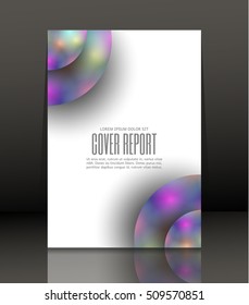 Template design for cover. Banner in A4 size. Abstract background. Vector, illustration.