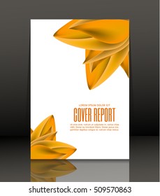 Template design for cover. Banner in A4 size. Abstract background. Vector, illustration.