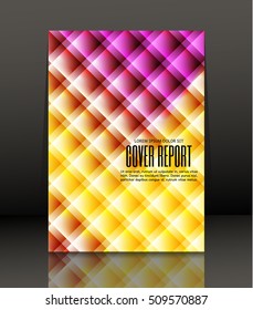 Template design for cover. Banner in A4 size. Abstract background. Vector, illustration.