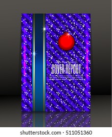 Template design for cover. Banner in A4 size. Abstract background. Vector, illustration.