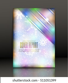 Template design for cover. Banner in A4 size. Abstract background. Vector, illustration.