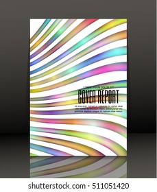 Template design for cover. Banner in A4 size. Abstract background. Vector, illustration.