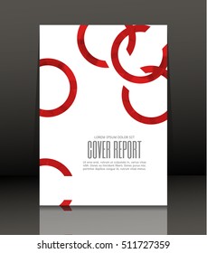 Template design for cover. Banner in A4 size. Abstract background. Vector, illustration.