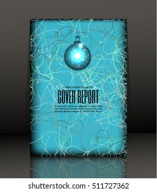 Template design for cover. Banner in A4 size. Abstract background. Vector, illustration.