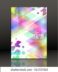 Template design for cover. Banner in A4 size. Abstract background. Vector, illustration.