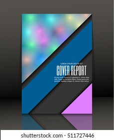 Template design for cover. Banner in A4 size. Abstract background. Vector, illustration.