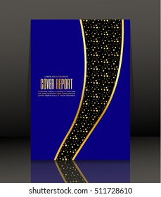 Template design for cover. Banner in A4 size. Abstract background. Vector, illustration.