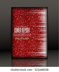 Template design for cover. Banner in A4 size. Abstract background. Vector, illustration.