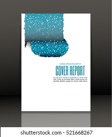 Template design for cover. Banner in A4 size. Abstract background. Vector, illustration.